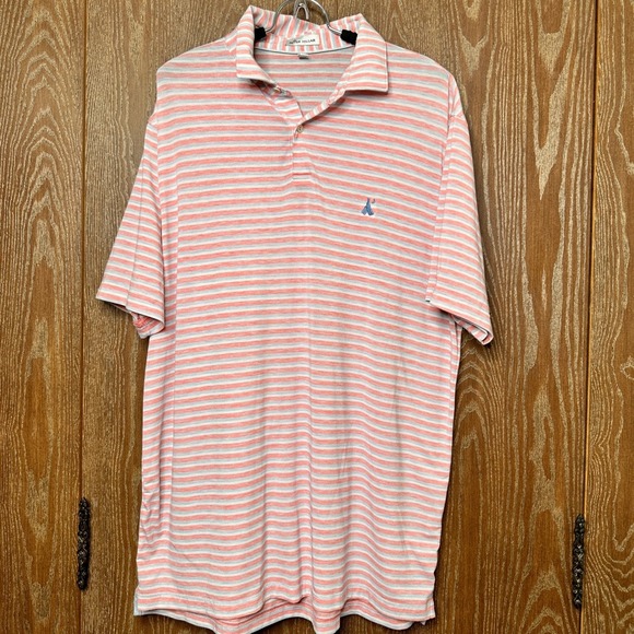 Peter Millar Other - Peter Millar Polo Shirt Mens Large Striped Golf Athletic Casual Outdoor